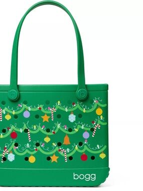 Baby bogg Green Holiday Tote Bag